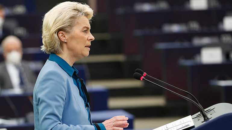 Ούρσουλα φον ντερ Λάιεν: Η ΕΕ θα ήταν ασφαλής εάν σταματούσαν οι προμήθειες ρωσικού αερίου